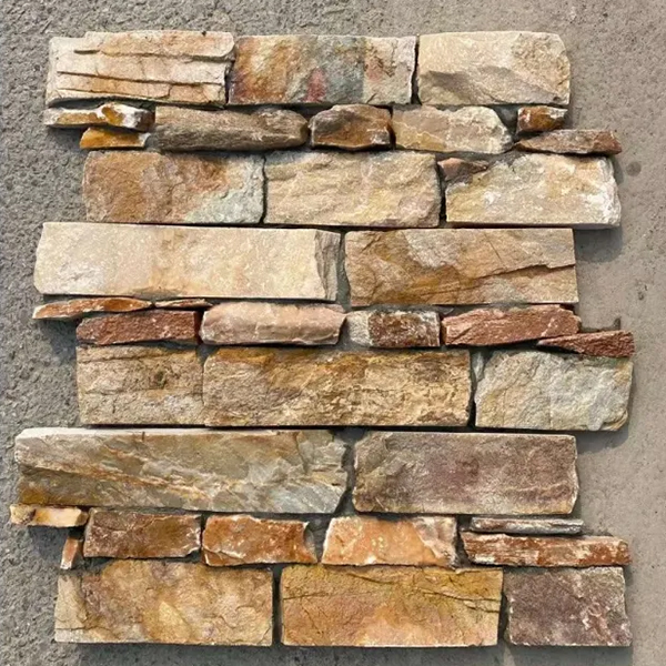 Schist Stone Wall